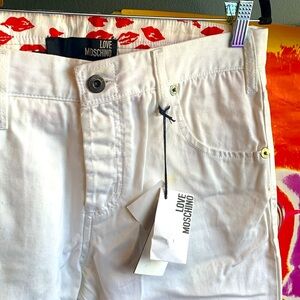 White Jeans by Love Moschino Brand New